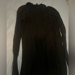 Express Women's Black XS Long Cartigan